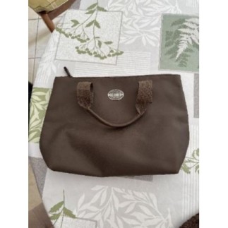Petit sac marron en toile...