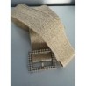 Ceinture tresse beige
