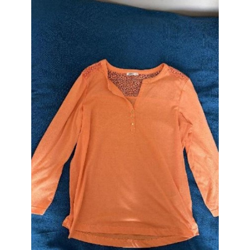 TEE shirt orange manche longue