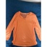 TEE shirt orange manche longue