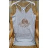 CHEMISE NUIT XS GRIS HAWAII  NEUF