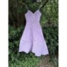ROBE HABILLEE BRETELLES PARME XS