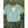 TOP TRANSPARENT VERT JENNYFER L NEUF