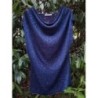 PULL LEGER BLEU PAILLETÉ CAMAIEU T4