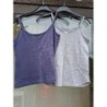LOT 2 DEBARDEURS BRETELLES GRIS ET MARINE