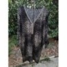 ROBE NOIR BLANC STRASS TU