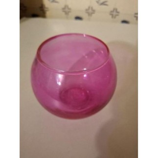 PHOTOPHORE BOULE ROSE