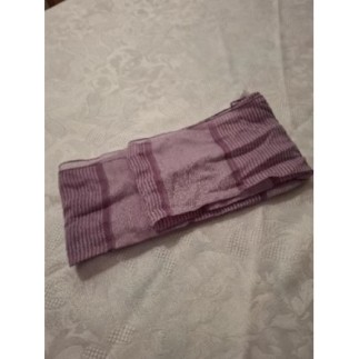 FOULARD VIOLET RAYURES 