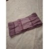 FOULARD VIOLET RAYURES 