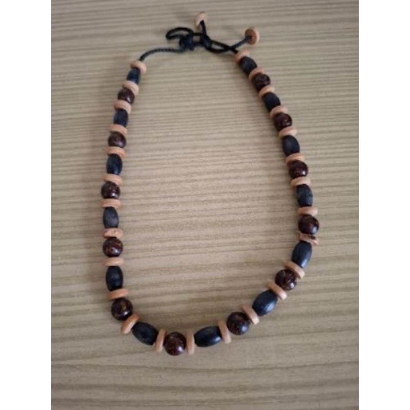 BRACELET PERLES BOIS
