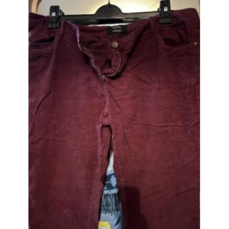 Pantalon velours rouge...