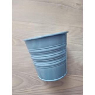 Cache pot bleu