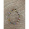 Bracelet en perles multiciolores - neuf