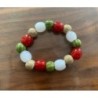 Bracelet élastique grosses perles