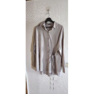 Chemise Lila avec ceinture...