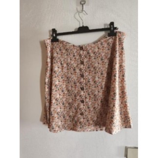 Mini jupe a fleur T46
