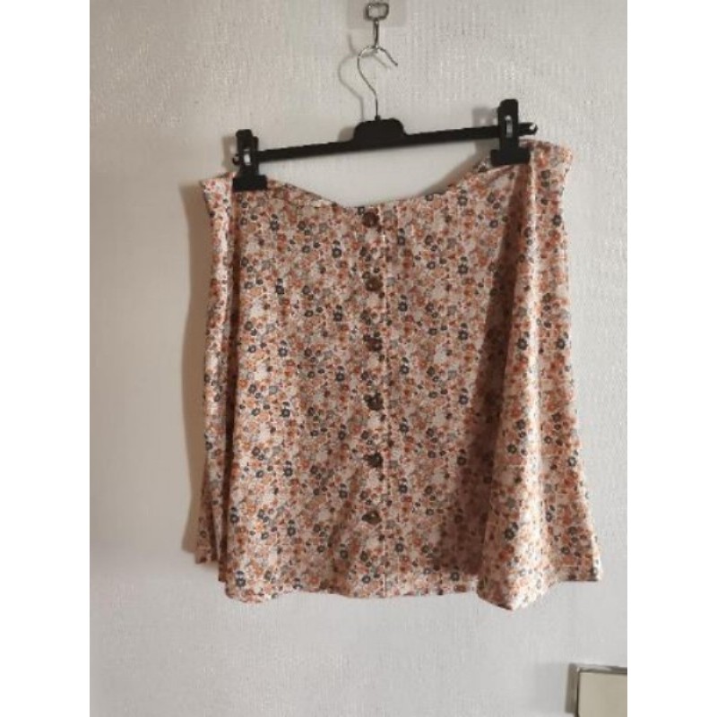 Mini jupe a fleur T46