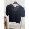 Tee-shirt Noir manches ballon Promod Taille S 