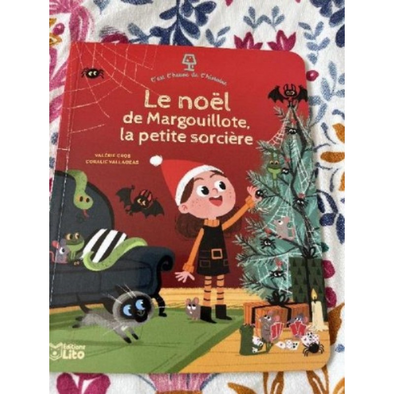 Livre enfant Le Noël de Margouillotr la petite sorcière 