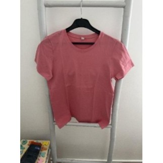 Tee-shirt rose uni Uniqlo...