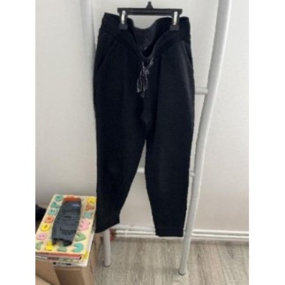 Pantalon jogging noir Kiabi...