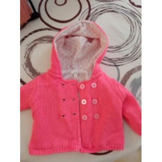 Gilet rose fluo 3 mois 