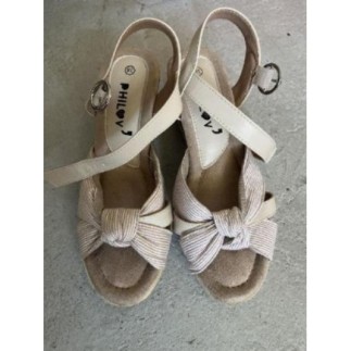 Sandales beige femme 38