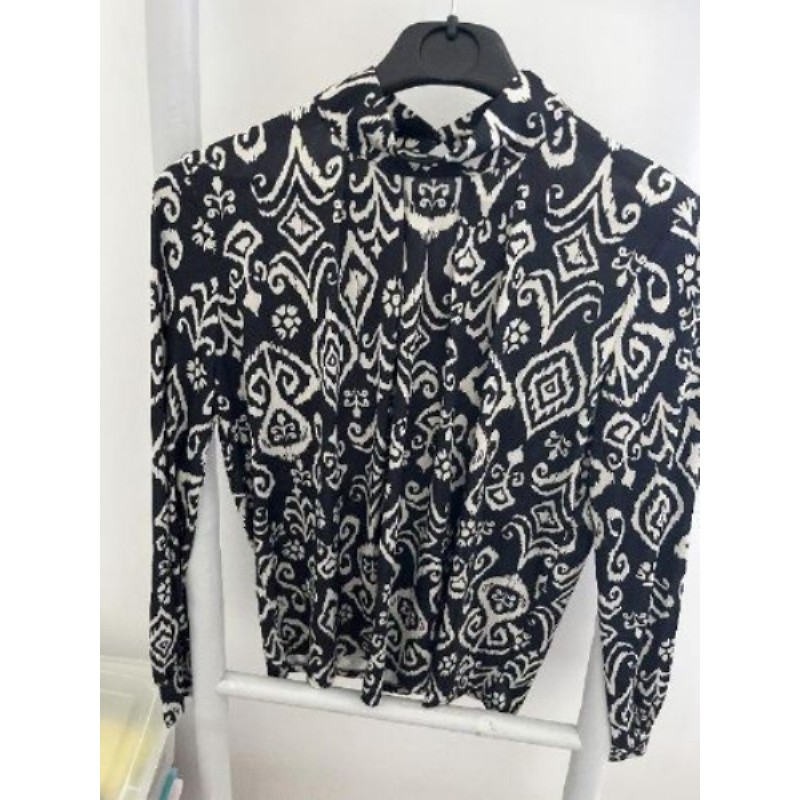 Tunique noire à col Morgan taille S