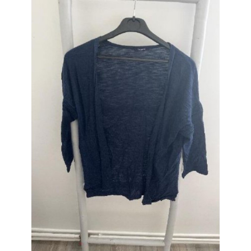 Gilet bleu marine sans boutons Promod taille S