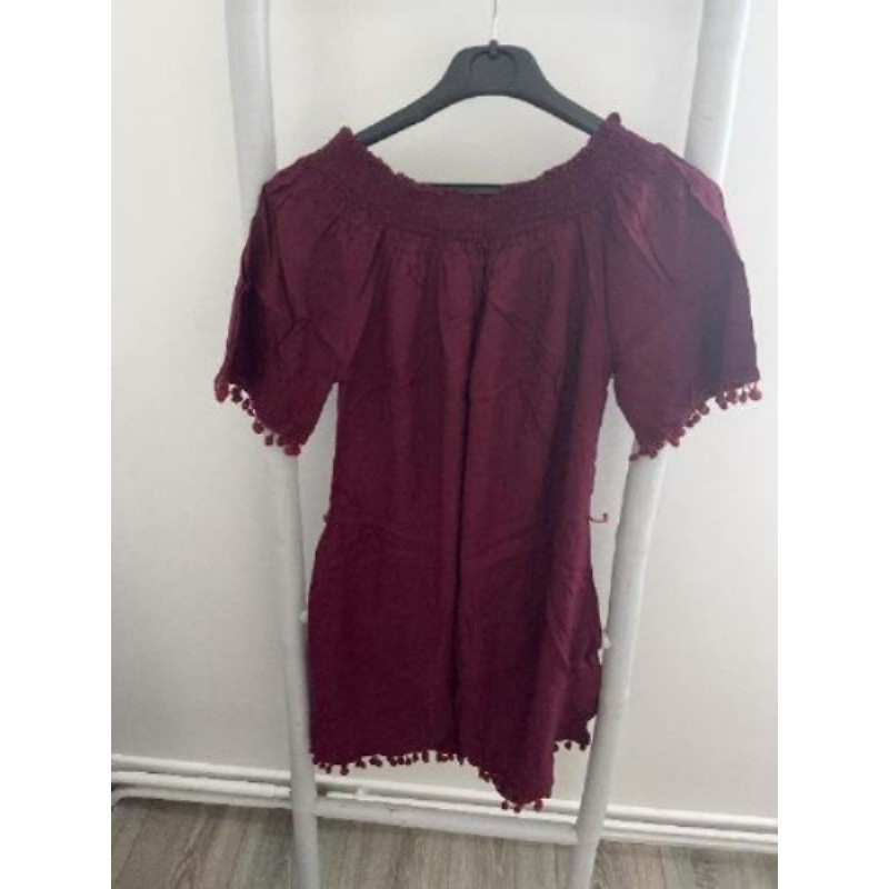 Robe bordeaux taille S