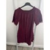 Robe bordeaux taille S