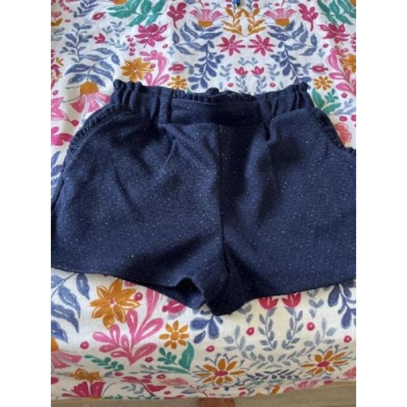Short bleu marine épais Okaidi 