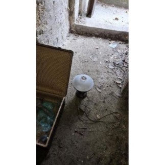 Petite lampe verre