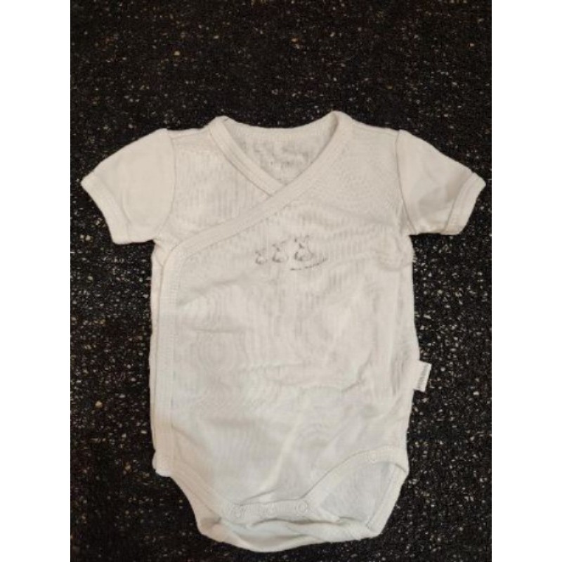 Body manche courte 1 mois marque "petit bisou"