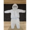 Ensemble veste à capuche et pantalon 1 mois marque "c&a"