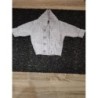 gilet en maille grise à col châle 3 mois marque "Kiabi"
