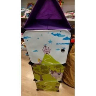 Co'onne de rangement fille 