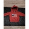 sweat à capuche rouge 3 mois marque "tape à l'oeil"