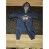 combinaison / surpyjama zippé à capuche 2 à 4 mois marque "H&M"
