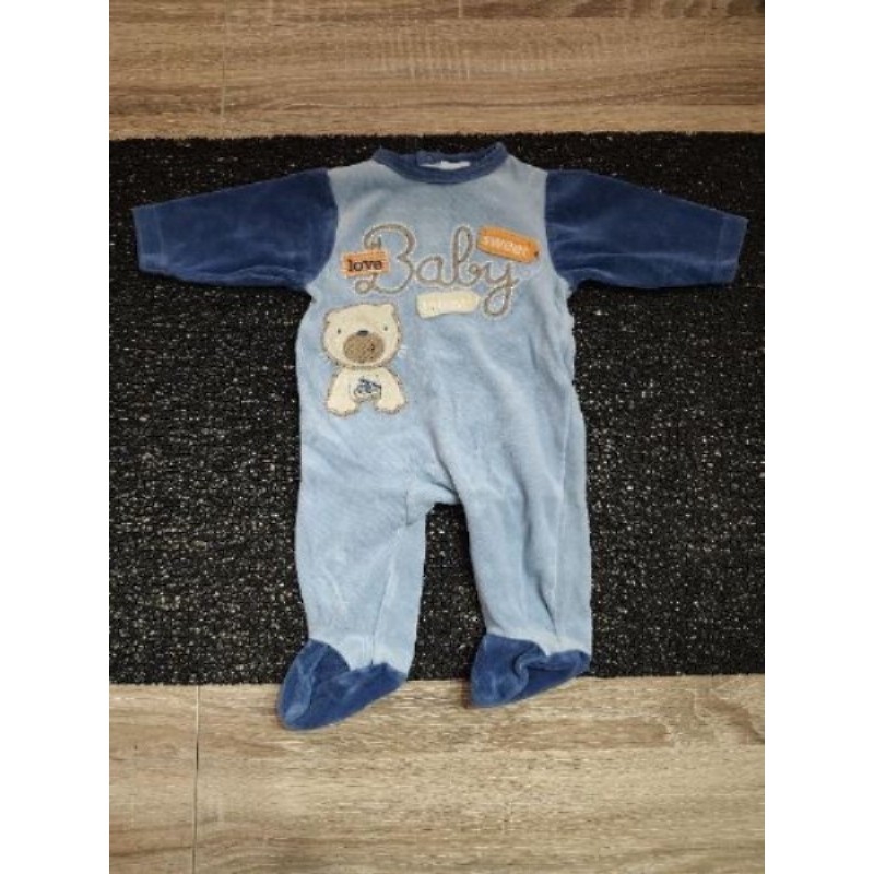 Pyjama en velours 3 mois marque "Tex"