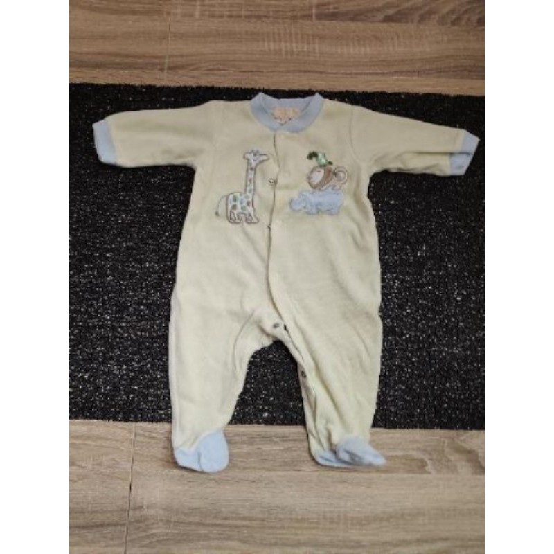 Pyjama en velours 3 mois marque "canari baby"