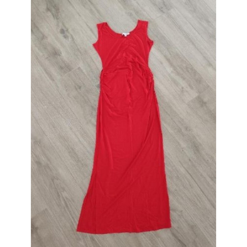 robe longue de grossesse rouge taille 38/40 marque "envie de fraise"