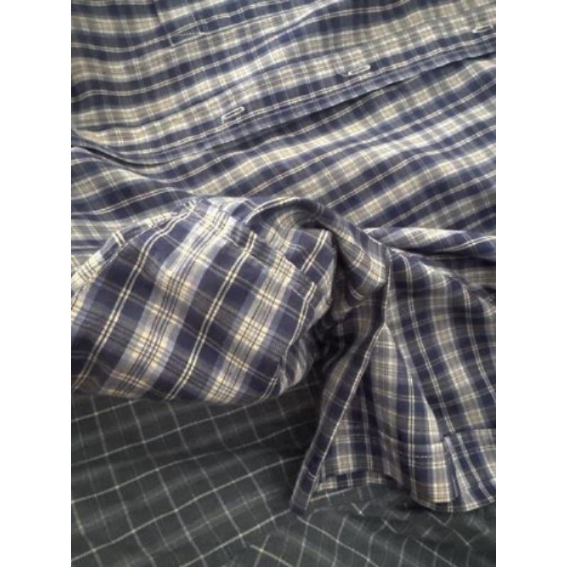 Chemise homme bleu à carreaux - Taille XXL