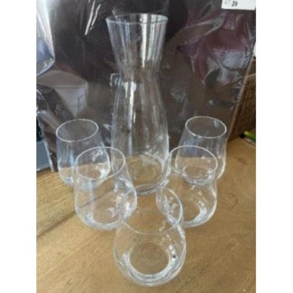Lot Carafe + 5 verres...