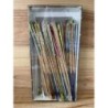 Lot cocotier alu sur pique bois