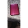 Porte carte rose