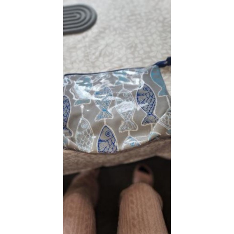 Grande trousse poisson bleue