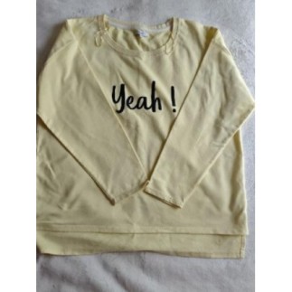 Sweat jaune taille XL