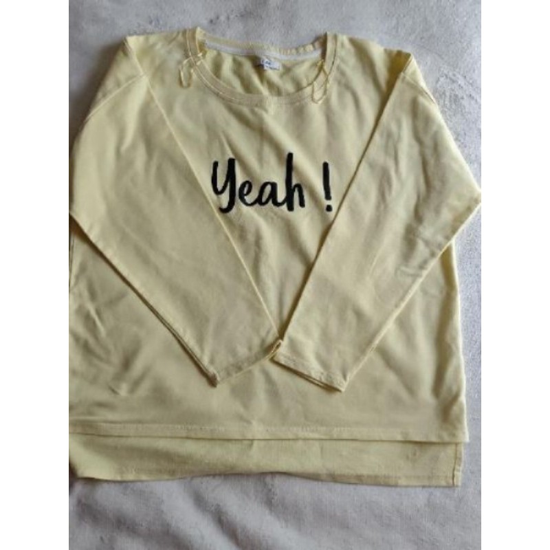 Sweat jaune taille XL