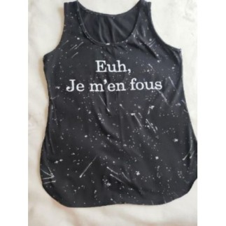 Débardeur femme "je m'en...